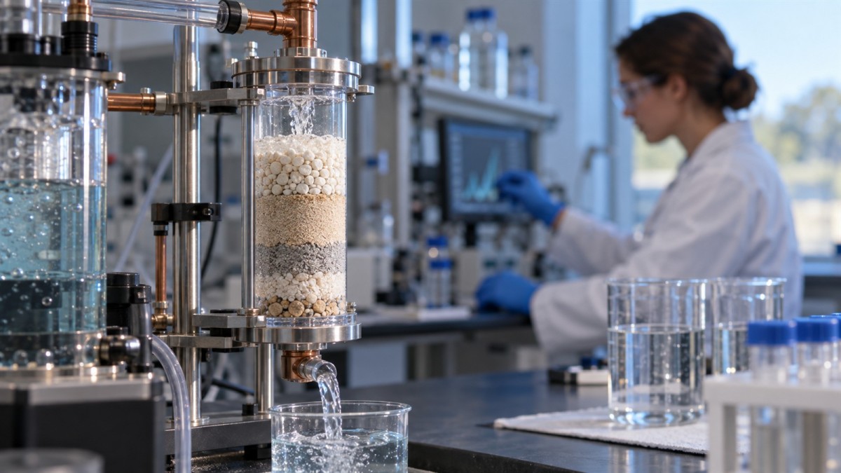 PFAS in water: an experimental material captures them quickly