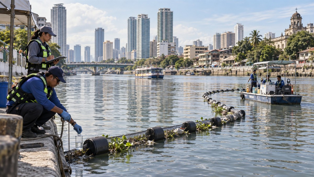 Pasig River: an agreement to stop waste before it reaches the sea