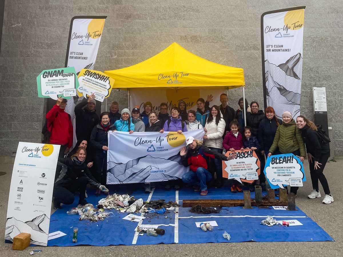 Clean Up Tour Summit Foundation Monte Generoso