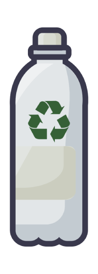 USE RECYCLABLE BOTTLES